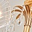 Серия подвесных люстр со стеклянными плафонами в форме листьев и гранеными подвесками MURANO фото 11