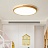 Светодиодный деревянный потолочный светильник LID 47 см  Розовый фото 6