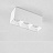 Потолочный светодиодный светильник в стиле минимализма 2 плафон Золотой 3000K фото 17