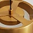 Серия подвесных светодиодных светильников с круглым матовым плафоном в цилиндрическом корпусе SIGGEN золотой фото 12