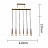 Jonathan Browning Apollinaire Linear Chandelier фото 6
