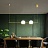 Дизайнерский светильник со стеклянными плафонами на волнообразном каркасе WELLIG 2 плафон  фото 8