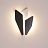 Дизайнерский настенный светильник неправильной формы из черных и белых металлических элементов ANTLERS фото 2