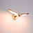 Настенный светильник с изогнутыми плафонами, стилизованными под крылья птицы FLYER фото 7