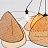 Дизайнерская люстра на лучевом каркасе с треугольными рассеивателями из бамбукового плетения RAVDNA B 60 фото 5