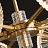 Серия светодиодных люстр на лучевом каркасе c рельефными дисковидными рассеивателями с перламутровой сердцевиной DAMIANA CH фото 9