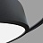Светодиодный потолочный светильник в скандинавском стиле DESTIN 50 см  Черный фото 12
