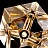 Подвесной светильник Brianna-3 100 см  Золотой фото 18