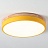 Светодиодные плоские потолочные светильники KIER WOOD 30 см  Желтый фото 12