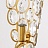 Постмодернистская люстра с декором из стеклянных кристаллов BORGA 8 плафонов  фото 4