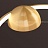 Потолочный светильник в форме светодиодного кольца с круглым потолочным креплением Dorkas 52.5 Золото фото 8