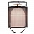 Серия подвесных светильников со стеклянными матовыми плафонами эллиптической формы внутри сетчатого абажура KIOTO B фото 16