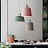 Цветной подвесной светильник в скандинавском стиле BELL фото 4