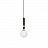 Подвесной светильник со стеклянным шарообразным плафоном и декором в виде цилиндра из мрамора NOEL фото 2