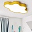 Светодиодные потолочные светильники в форме облака CLOUD ECO 63 см  Голубой фото 6