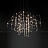 Люстра с точечными светодиодными источниками на геометрическом каркасе CHILL B 120 см   фото 2