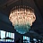 1960s Vintage Murano Glass Chandelier turquoise glass фото 5
