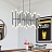 Дизайнерский светильник на потолок CONSTANTA Золотой фото 9