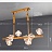 Подвесной светильник Brianna-3 100 см  Золотой фото 3