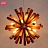 Loft Wooden Sputnik 75 см  Светлое дерево фото 7