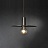 Минималистский подвесной светильник в стиле лофт Черный фото 6