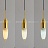 Серия подвесных светодиодных светильников с округлыми плафонами из натурального белого мрамора MALLE D фото 12