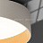 Потолочный светильник со скошенным краем OKTAVA Серый 50 см  фото 16