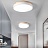 Светодиодные плоские потолочные светильники KIER WOOD 60 см  Серый фото 33
