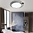 Светодиодный потолочный светильник в скандинавском стиле DESTIN 50 см  Черный фото 10