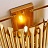 Бра MATHENY WALL LAMP by DELIGHTFULL Золотой Большой (Large) фото 14