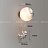 Настенный светодиодный светильник Космонавт-2 B 15 см  фото 10