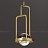 Подвесной светильник с шарообразным плафоном в прямоугольном каркасе из металла DIGHTON фото 7